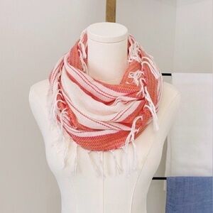 NWOT Striped Eternity Scarf for Spring, One Size